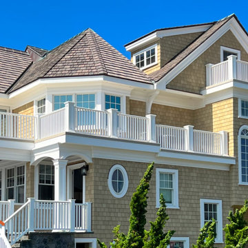 Coastal Seaside House - Whole Wheat built with NuCedar Shingles