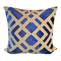Callisto Home Blue Velvet Pillow - Products