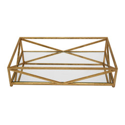 Worlds Away - Worlds Away Gavin Iron Tray - Serving Trays