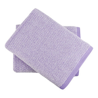 Diamond Jacquard 6 Piece Bath Towel Set Lavender