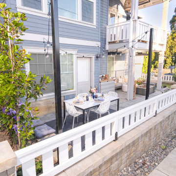 Extended Deck Over Small Privacy Patio
