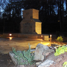 Outdoor fireplace