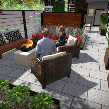 Dufferin Grove Modern Backyard