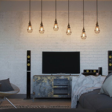 Visualization of Loft-Style Interior Design Concept