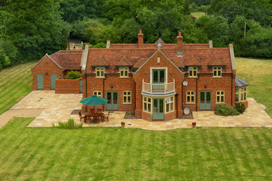 This is an example of a farmhouse house exterior in Hertfordshire.