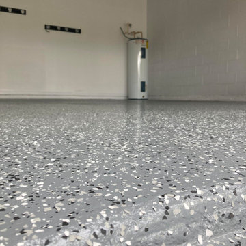 Garage floor paint and exterior cleaning