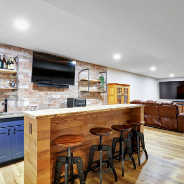 A Revamped Basement for Memorable Family Gatherings