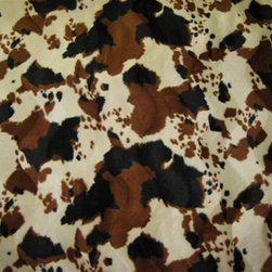 Palomino print on faux fur - Upholstery Fabric