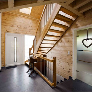 Blockhaus Abendsonne - Treppe