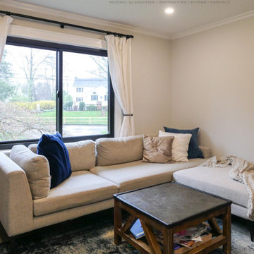 Lovely Family Room with New Sliding Window - Renewal by Andersen Westchester, Pu