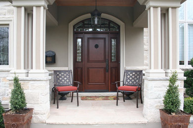 This is an example of a traditional entryway in Toronto.