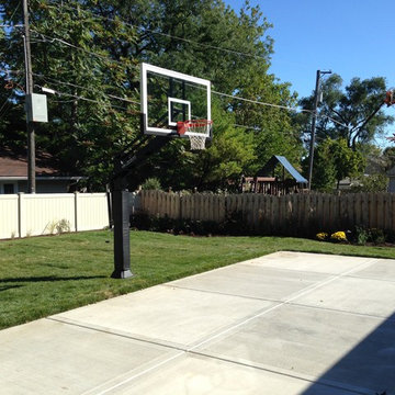 Kevin R's Pro Dunk Platinum Basketball System on a 36x24 in Elmhurst, IL