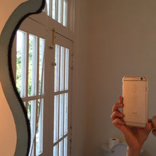 damaged mirror