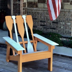 Hand made - Oar-back Adirondack chair - Home Decor