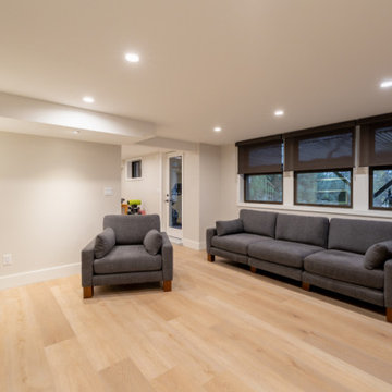 West Seattle Basement Remodel Built for Everyday Living and Entertaining