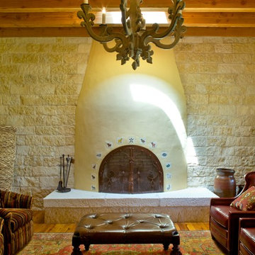Rustic Hacienda Style Texas Ranch