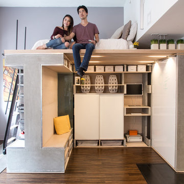 Donnie and Nicole's trick-pulling loft