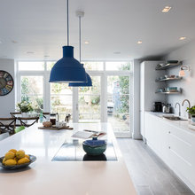 doors to kitchen