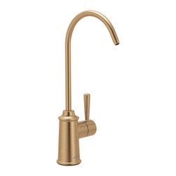 Sip Traditional One-Handle High Arc Beverage Faucet - Bronzed Gold - Bar Faucets