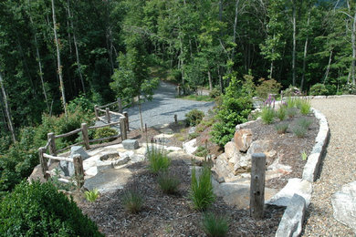 Design ideas for a rustic landscaping in Other.