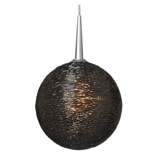 Ciro Pendant Matte Chrome Finish Contemporary Pendant