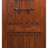 Mahogany Rustic Knotty Door, 32"x80"x1.75"