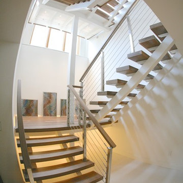 Open Riser Stairs