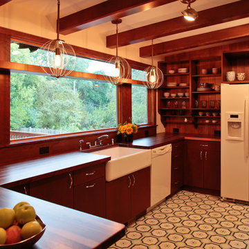 Retro Kitchen and Bathroom Remodel