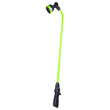 Rugg W954J-S-LG Watering Wand with Adjustable Spray Head, Lime Green, 32"