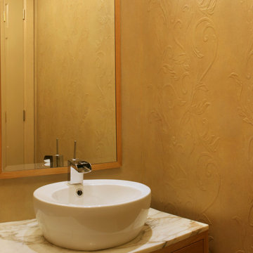 Powder Rooms - IDEAS for Polished Veneziano Lime Plaster