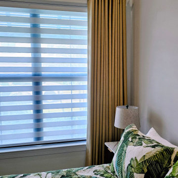 West Palm Beach-Guest bedroom shades and Blackout Draperies