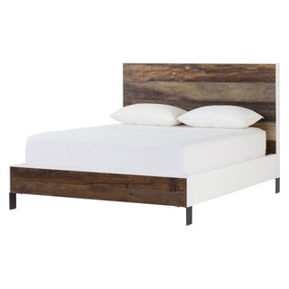 Cardosa Bed Industrial Platform Beds by HedgeApple Houzz