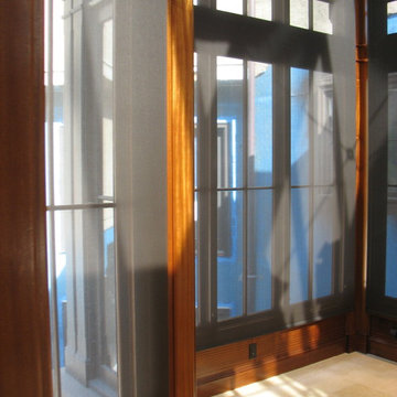 Main Line Conservatory (Fixed Solar Screens & Lutron Motorized Roller Shades)