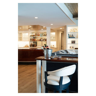 Lake Minnetonka Nantucket-Style Beauty - Beach Style - Basement ...