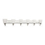 Frosted Shades + Brushed Nickel,6-Light