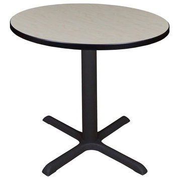Cain 30" Round Breakroom Table, Maple