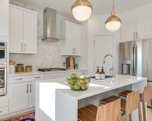 Kitchen with an Island Design Ideas & Remodel Pictures | Houzz