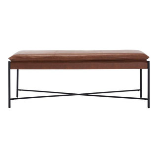 Charlie Cushioned X Bench - Contemporary - Upholstered Benches - by ...
