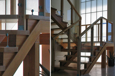 Inspiration for a timeless staircase remodel in Raleigh