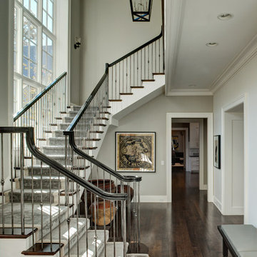 Custom Modern Staircase in Lake Forest Illinois
