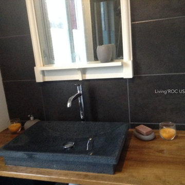OUR CLIENTS' INSTALLATIONS WITH OUR TRENDY NATURAL STONE PRODUCTS