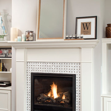 Transitional White Kitchen