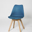 Urban Modern Dining Chairs, Set of 4, Blue