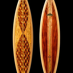 7'-3" Wooden Surfboards - Products