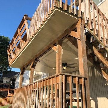 Bob's new deck ceiling