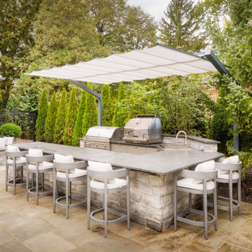 Freestanding Retractable Canopy, Oakville