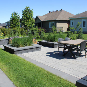 Unique Backyard Paver Project