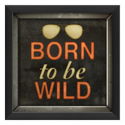 The Artwork Factory - Born To Be Wild Framed Artwork - Prints And Posters