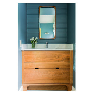 Lincoln - Transitional - Powder Room - Boston - by Annie Hall Interiors ...