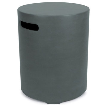 Introvurt Round Propane Tank Cover, Charcoal Gray